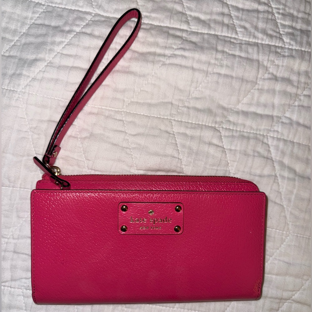 Kate Spade Hot Pink Wristlet Wallet
